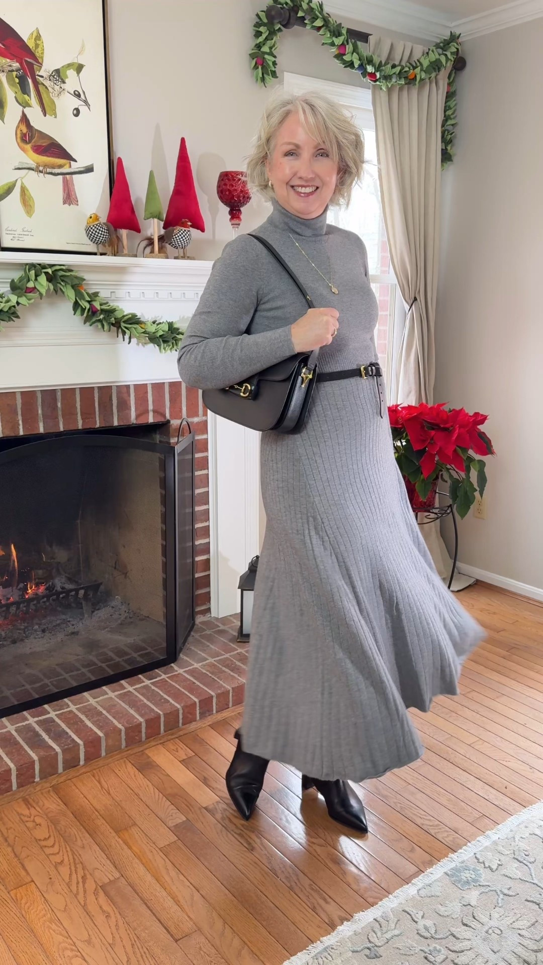 January calls for sweater dresses. I love a black and gray moment! 

#LTKdayinmylife #LTKOver40 #LTKSeasonal