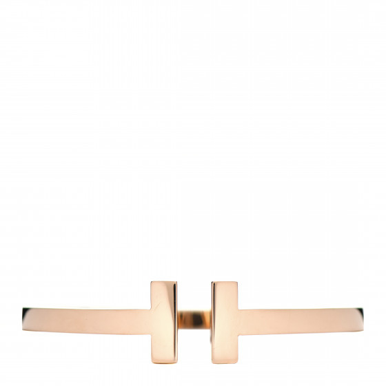 TIFFANY 18K Rose Gold T Square Bracelet | Fashionphile