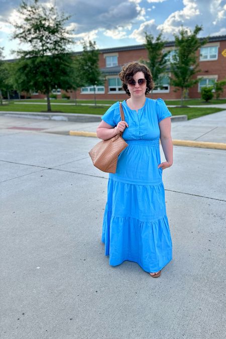 Wore this gorgeous dress in a size Large (size 10/12) to my daughter’s spring concert. So comfortable and pretty! Very little stretch, have a hourglass figure so when I was a 14 the XL fit. Identical to the Anthropologie Somerset Dress but half the price. 


Wedding Guest Dress - summer dress - Anthropologie lookalike - blue dress- maxi dress - date night outfit 

#LTKMidsize #LTKStyleTip #LTKFindsUnder100