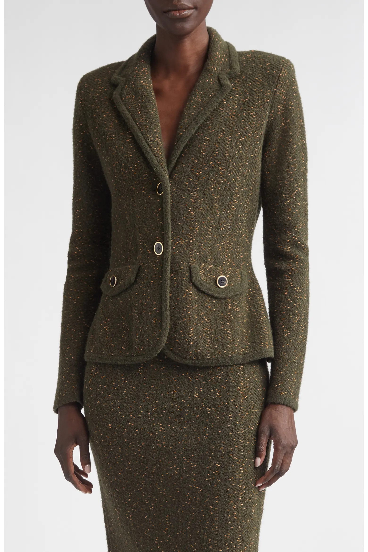Cotton & Wool Blend Tweed Sweater Jacket (Women) | Nordstrom | Nordstrom