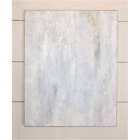 Ready To Ship 16x20 Original Neutral Abstract Canvas Art, Grey White Gold Painting, Living Room Artw | Etsy (US)