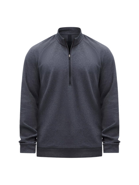 Textured Double-Knit Cotton Half Zip | Lululemon (US)