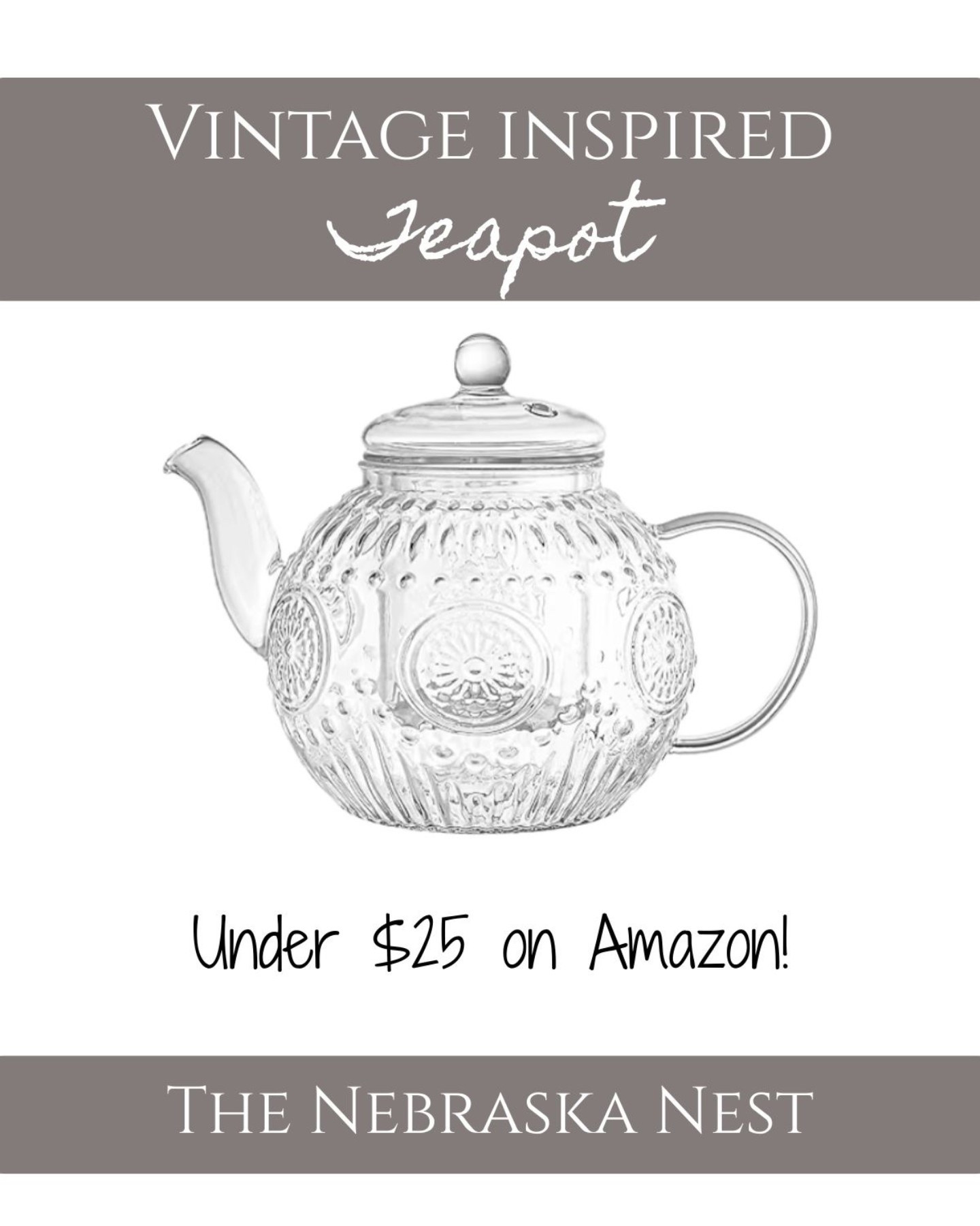 The most beautiful vintage inspired & stove safe teapot! It’s under $25 on Amazon! 🖤 

#LTKmorningroutine #LTKHome #LTKselfcare
