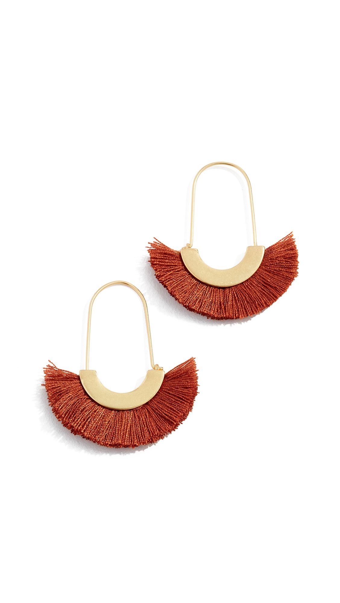 Madewell Arc Fringe Earrings | Shopbop