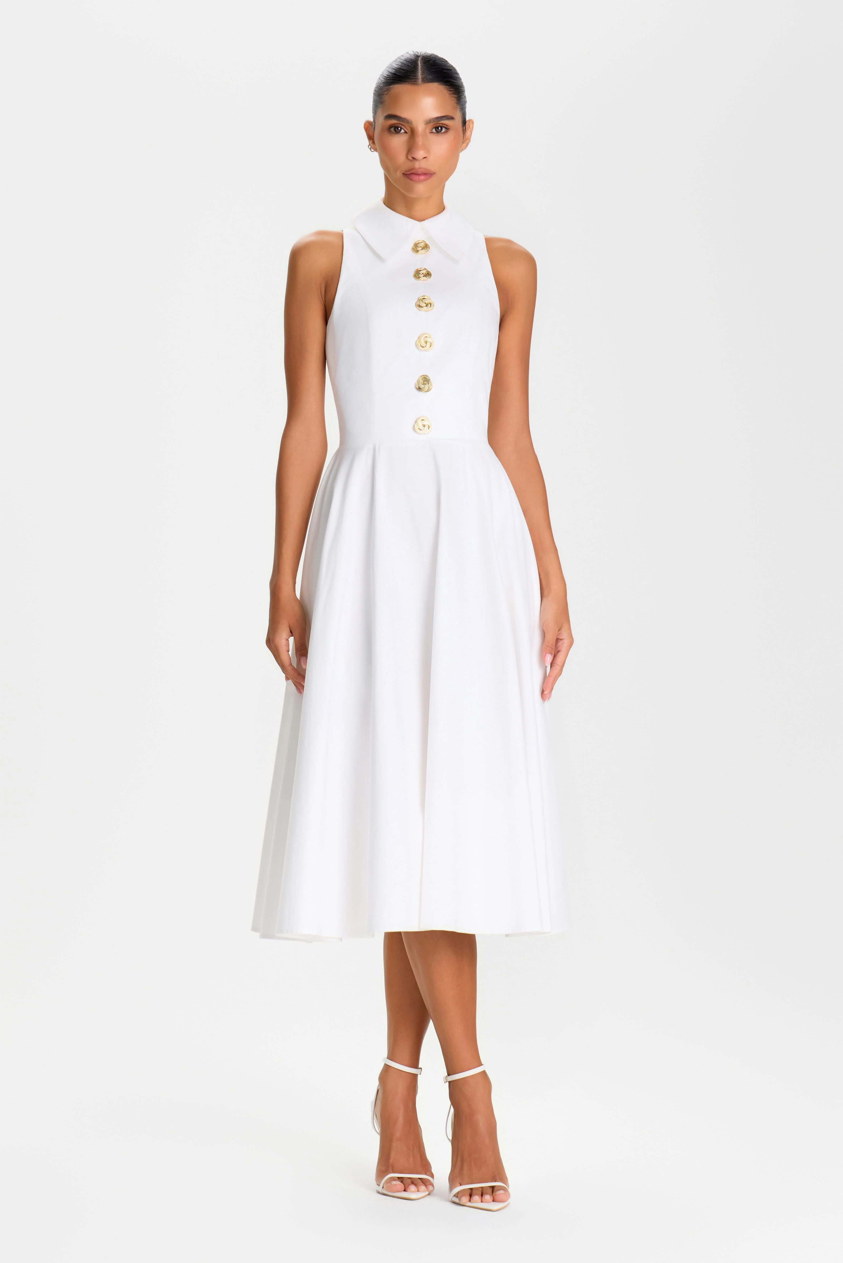 Laura White Dress | Nadine Merabi