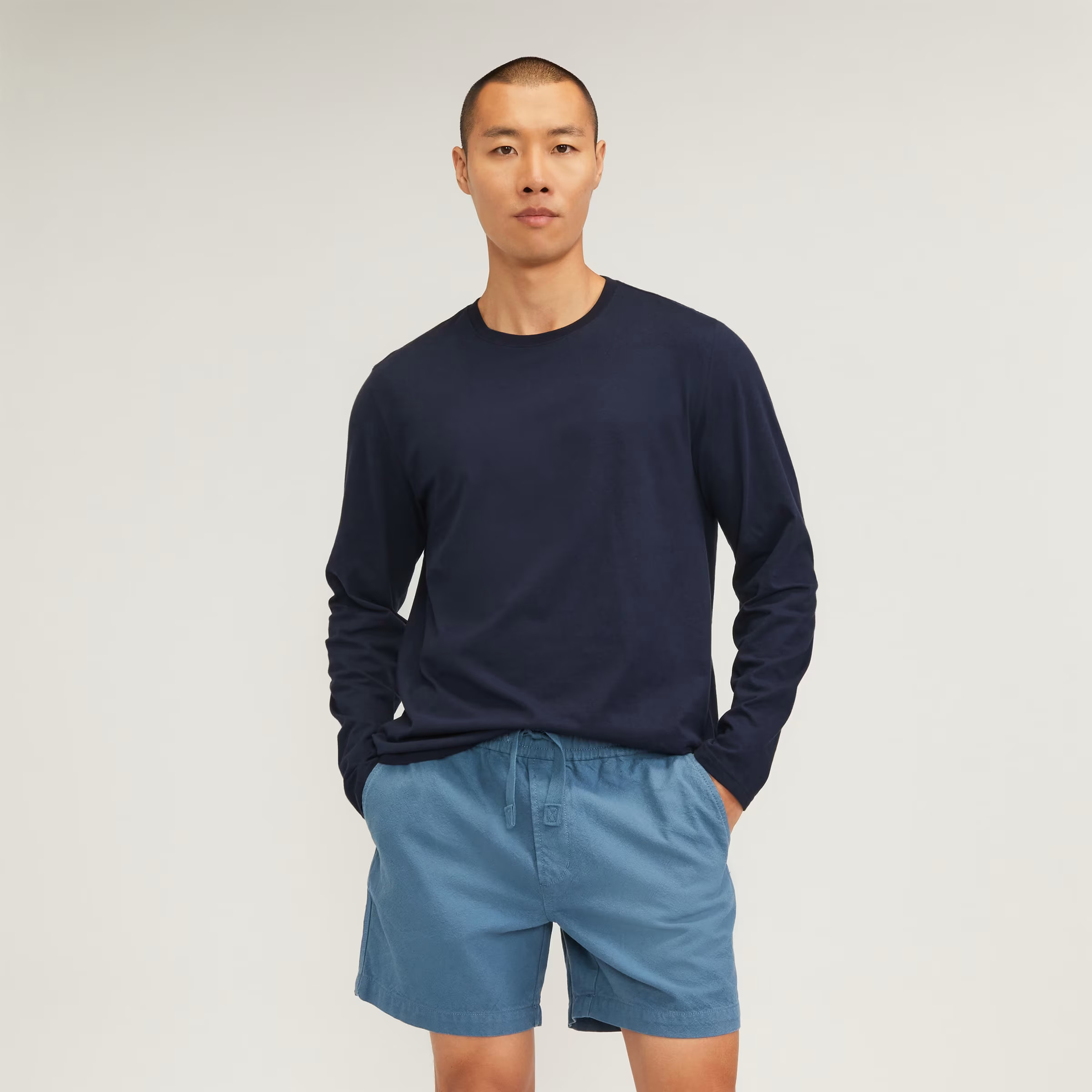 The Essential Organic Long-Sleeve Tee | Everlane