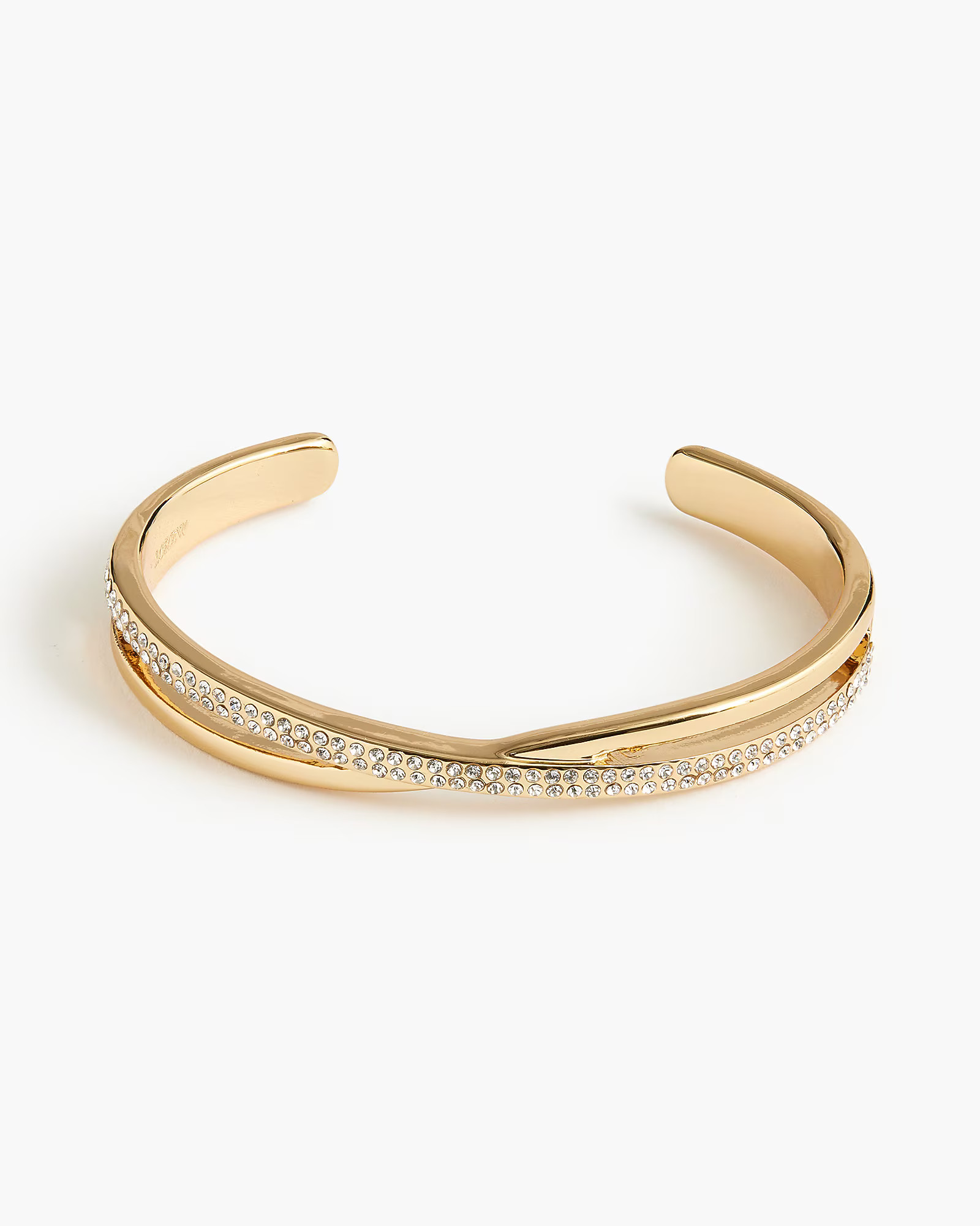 Pavé double loop bracelet | J.Crew Factory