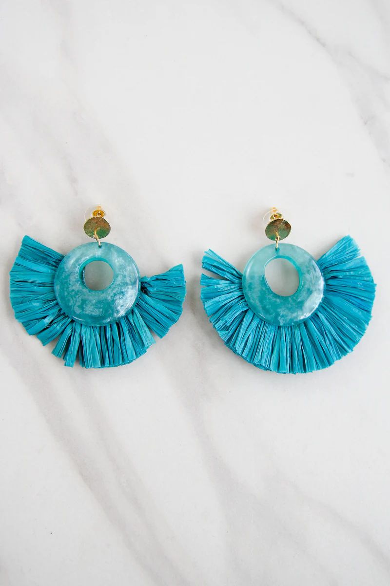 Beautiful Day Earrings - Teal | The Impeccable Pig