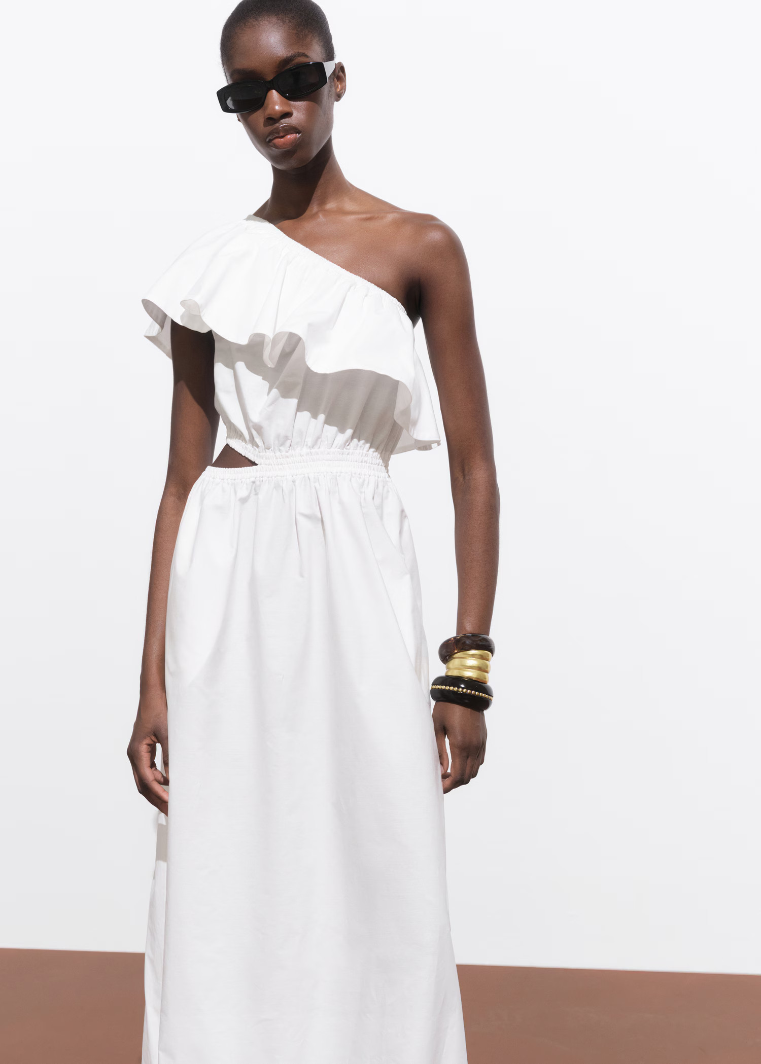 Asymmetrical dress with cut-out - Women | MANGO USA | Mango (US/MX/AU)