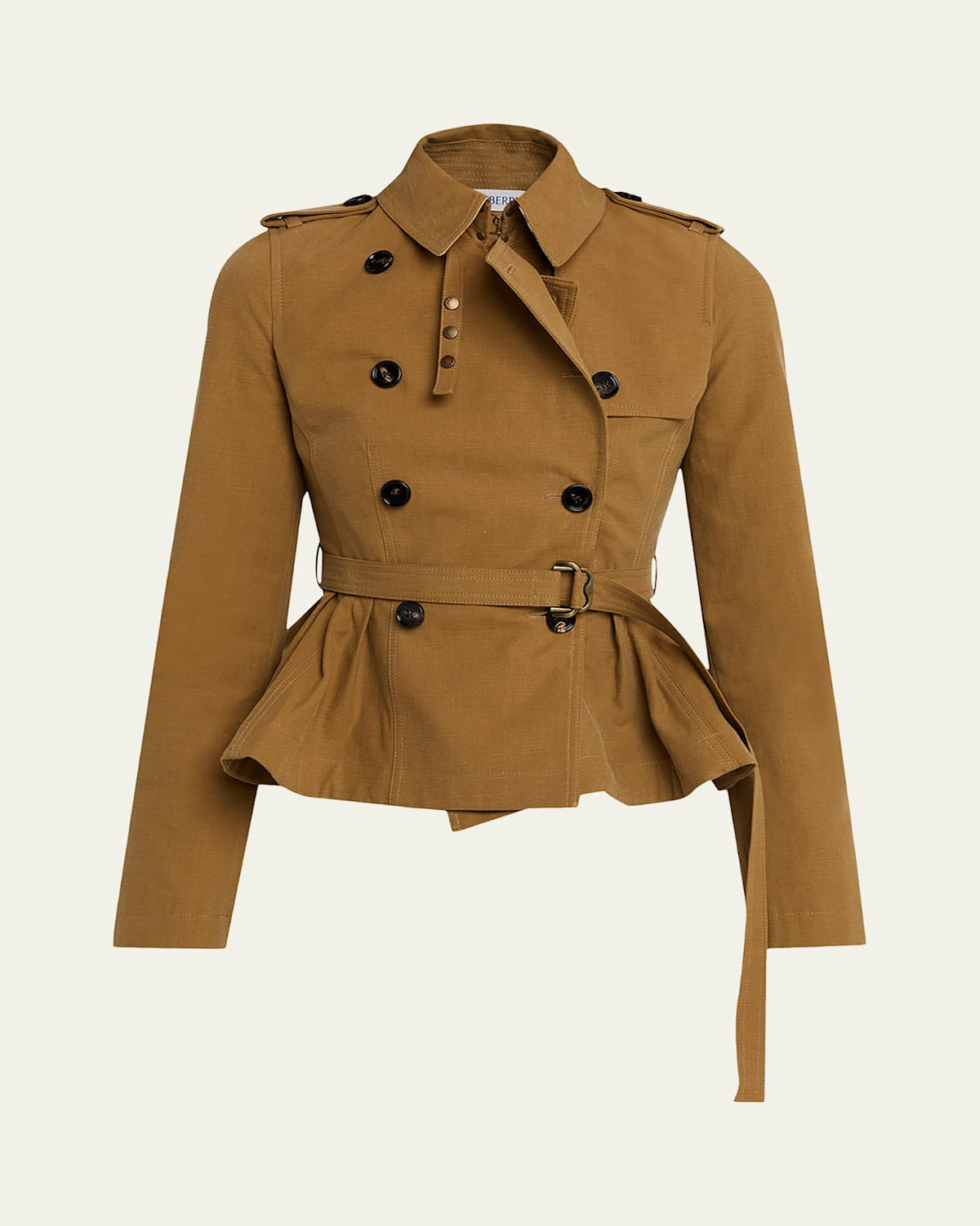 Isabella Peplum Trench Coat | Bergdorf Goodman