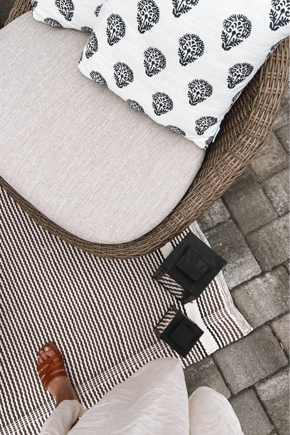 Outdoor decor: Outdoor pillows and outdoor lanterns outdoor rug

#LTKSeasonal #LTKhome #LTKFind