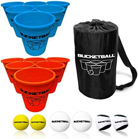 Bucket Ball - Beach Edition - Ultimate Beach, Pool, Yard, Camping, Tailgate, BBQ, Backyard, Lawn,... | Amazon (US)