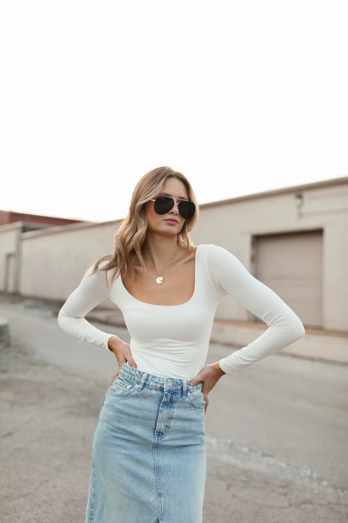 RESTOCK - Athena White Bodysuit | The Post