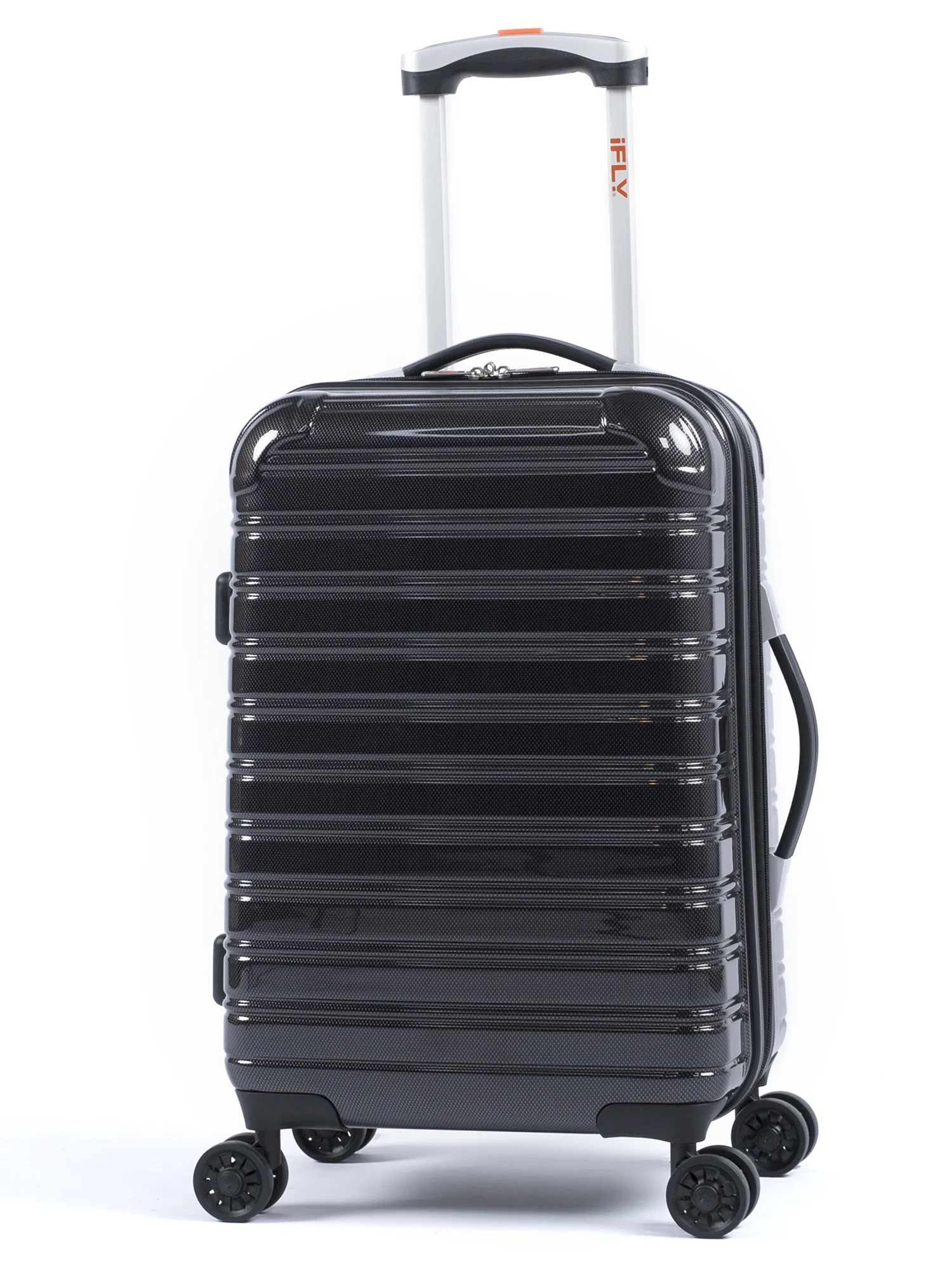 iFLY Hardside Luggage Fibertech 20 Inch Carry-on Luggage, Black | Walmart (US)