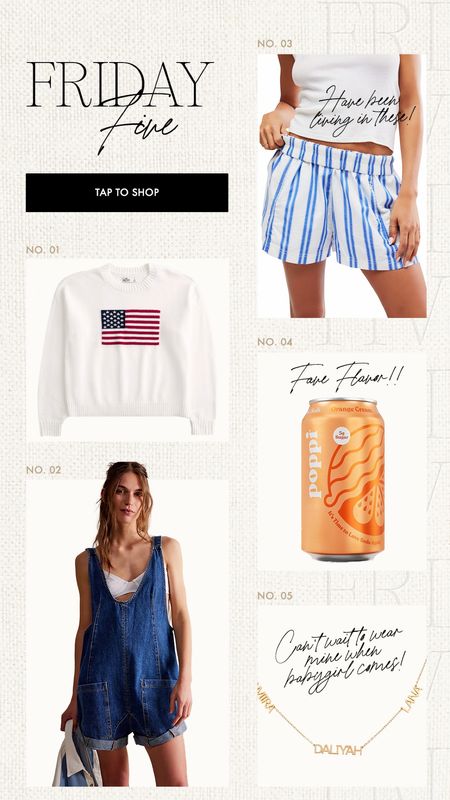 Today’s Friday 5 featuring my new obsession: the orange cream poppi 🧡🍊 literally cannot get enough!

Free people faves, Hollister sweater, boxer short trend, boxer shorts, striped shorts  

#LTKfindsunder100 #LTKSeasonal