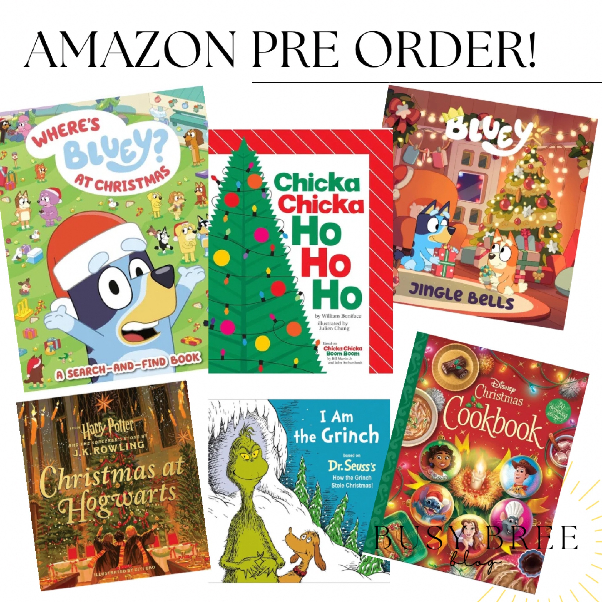 Amazon Christmas books for toddlers and kids, Christmas Eve basket books, Christmas stocking stuffers, Christmas occasion basket books, bluey Christmas, Harry Potter Christmas, the grinch, Disney cookbook 

#LTKFamily #LTKSeasonal #LTKKids