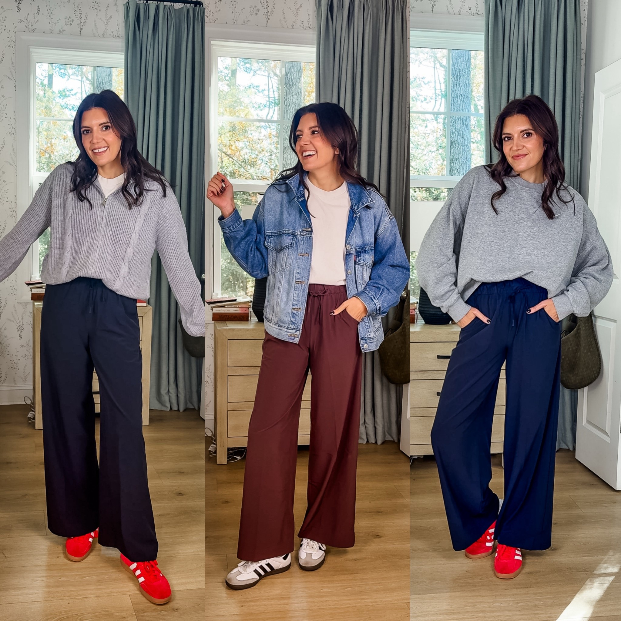 Favorite pants that I already own in two colors. I just reordered in a third!! I’m 5’7”. Wearing a size small. Mom outfits, errands outfit ideas @targetstyle @target 

#LTKOver40 #LTKFindsUnder50 #LTKTall