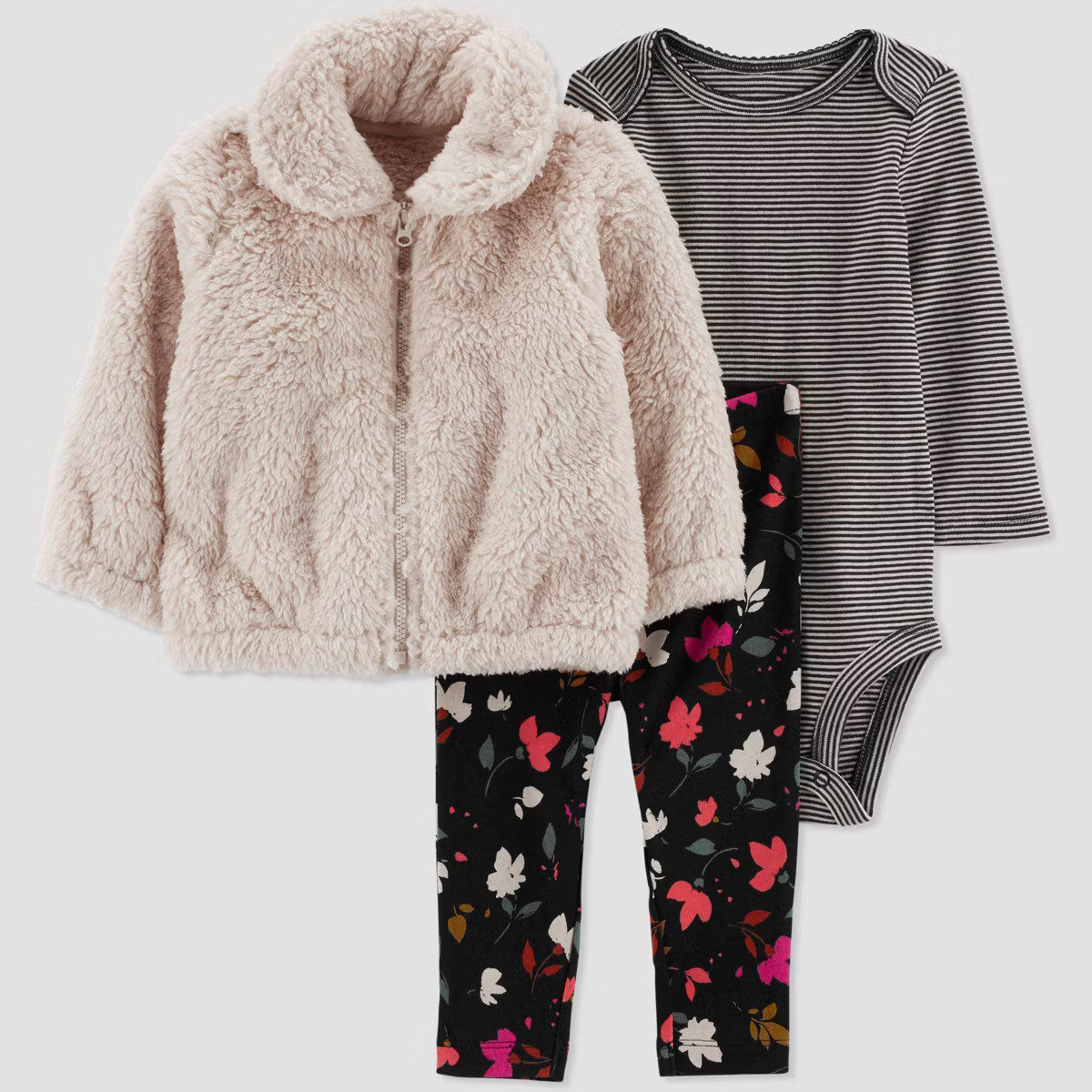 Carter's Just One You®️ Baby Girls' Floral Jacket & Bottom Set | Target