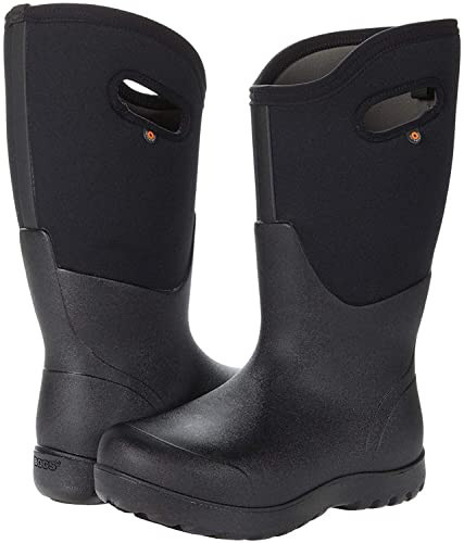Bogs Womens Neo-Classic Rain Boot, Black, Size 10 | Amazon (US)