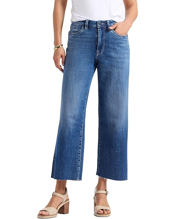 Buffalo David Bitton Womens High Rise Wide Leg Cropped AddissonJeans | Amazon (CA)