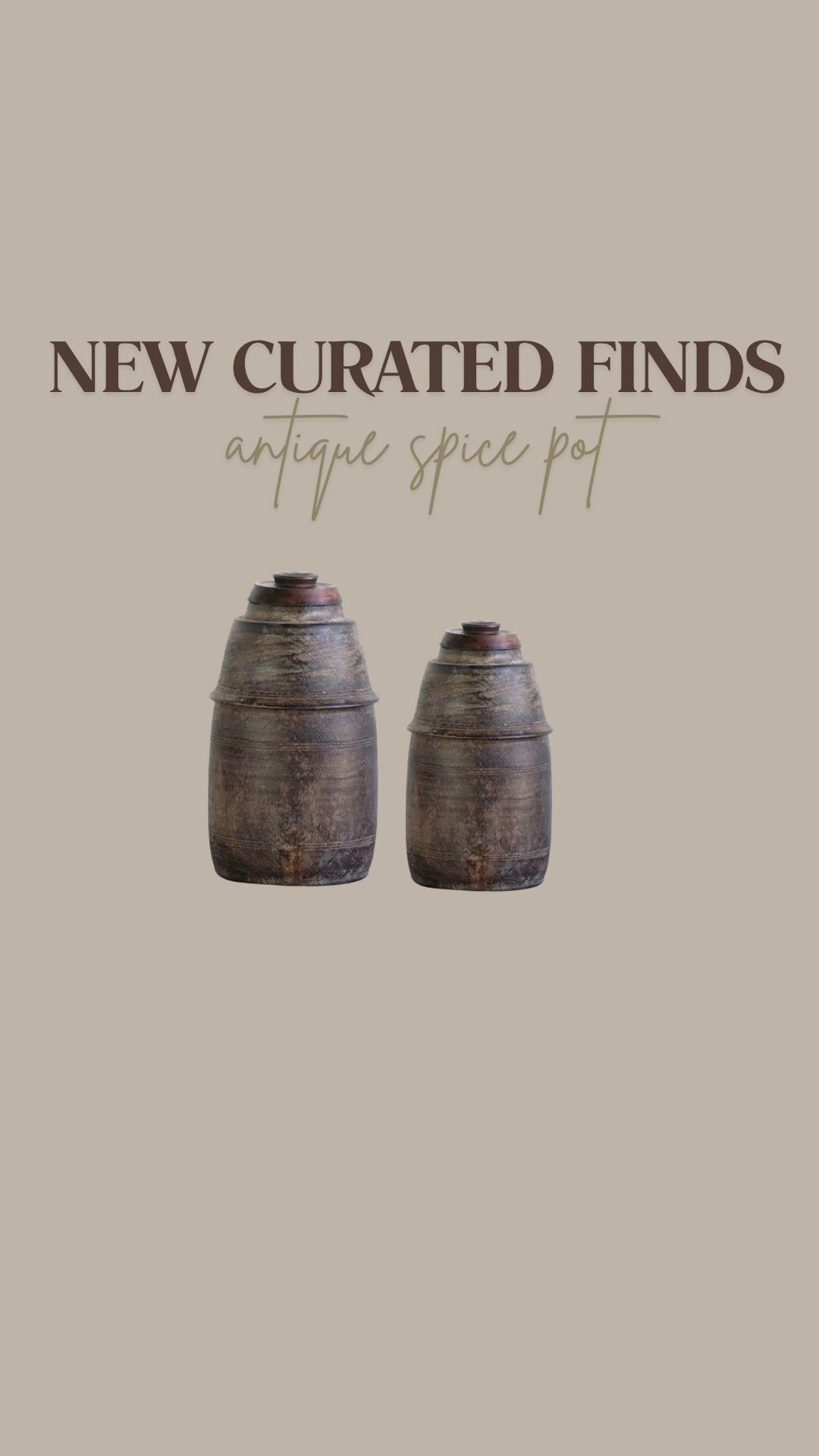 This is the cheapest I’ve ever seen these antique spice pots!

#LTKHome #LTKOver40 #LTKSeasonal