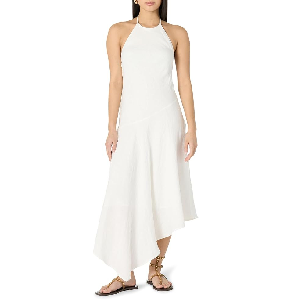 The Drop Women's Standard Ciga Halter Linen Maxi Dress | Amazon (US)