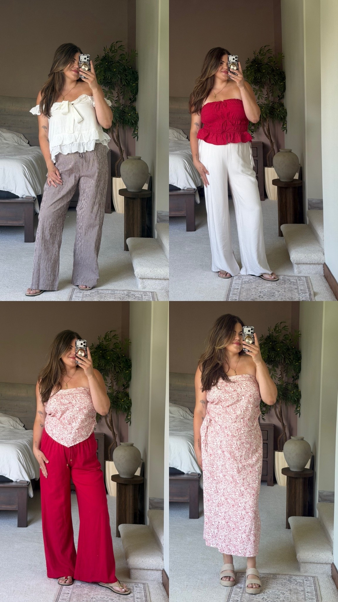 Target summer outfits! Some of these would be so cute for the Fourth of July 

￼@Target #sponsored Midsize, size 12, size 14, mom style, curvy outfit