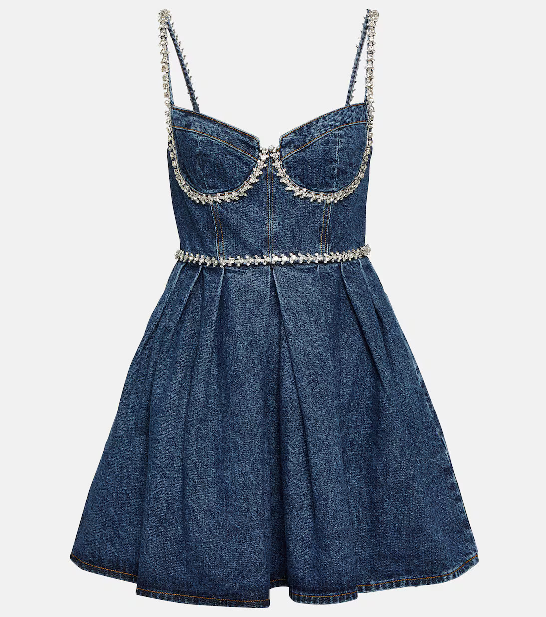 Embellished denim minidress | Mytheresa (US/CA)