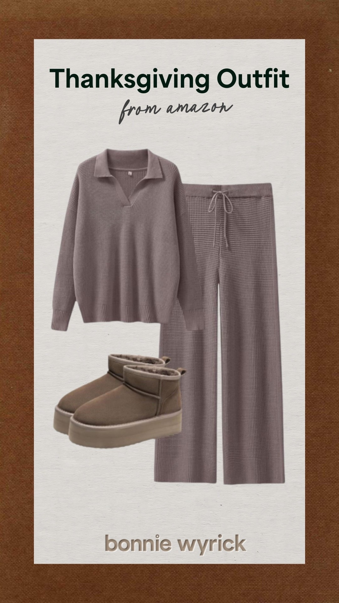 Thanksgiving outfit idea from Amazon! 

Midsize fall outfit idea, fall fashion, midsize fashion, trendy fashion, fall sweat-set, ugg slippers, comfy outfit, women’s fashion

#LTKSeasonal #LTKMidsize