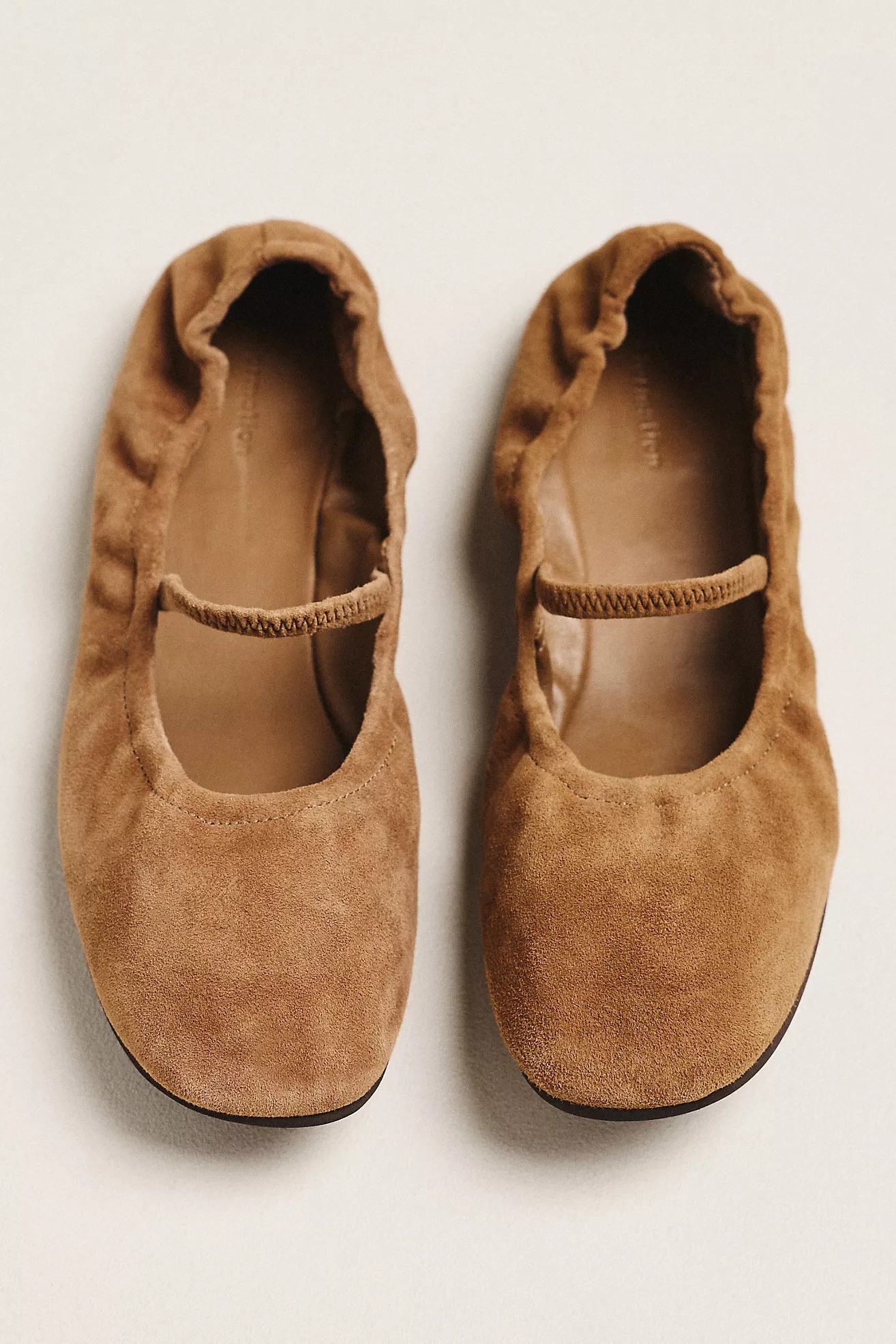 Reformation Buffy Ruched Ballet Flats | Anthropologie (US)