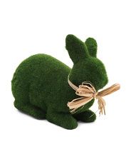 7in Sitting Moss Bunny | TJ Maxx