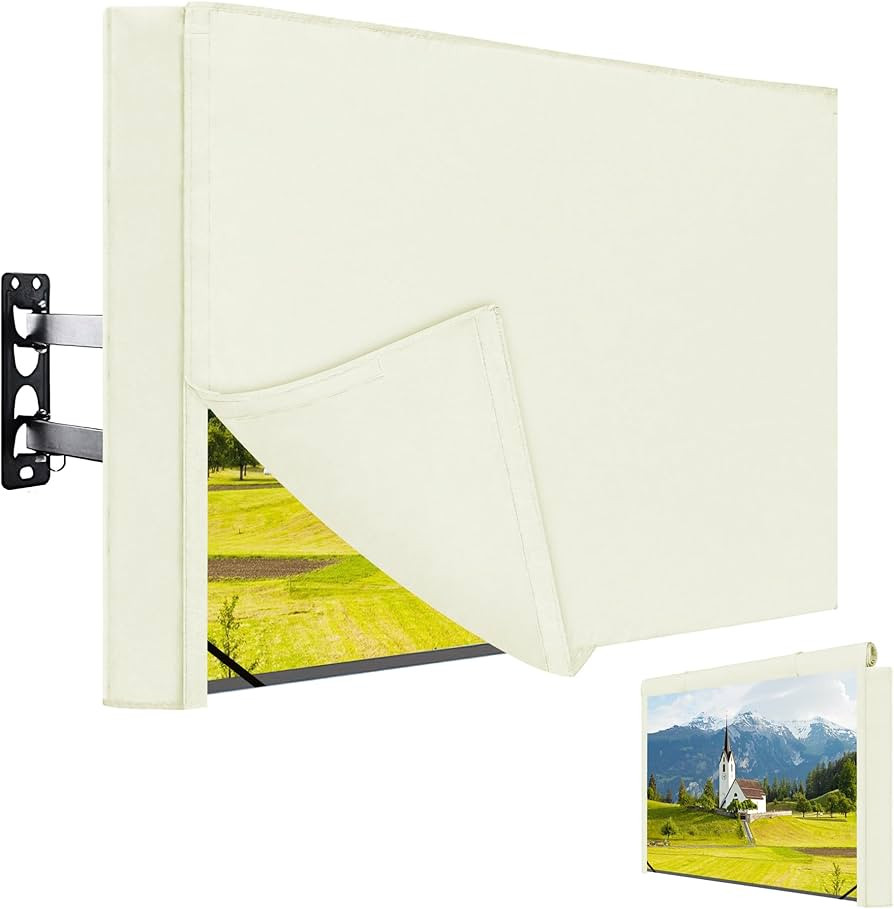 Easy-Going Outdoor TV Cover with Roll Up Front Flat - Waterproof & Weatherproof for 65-70 inch Fl... | Amazon (US)