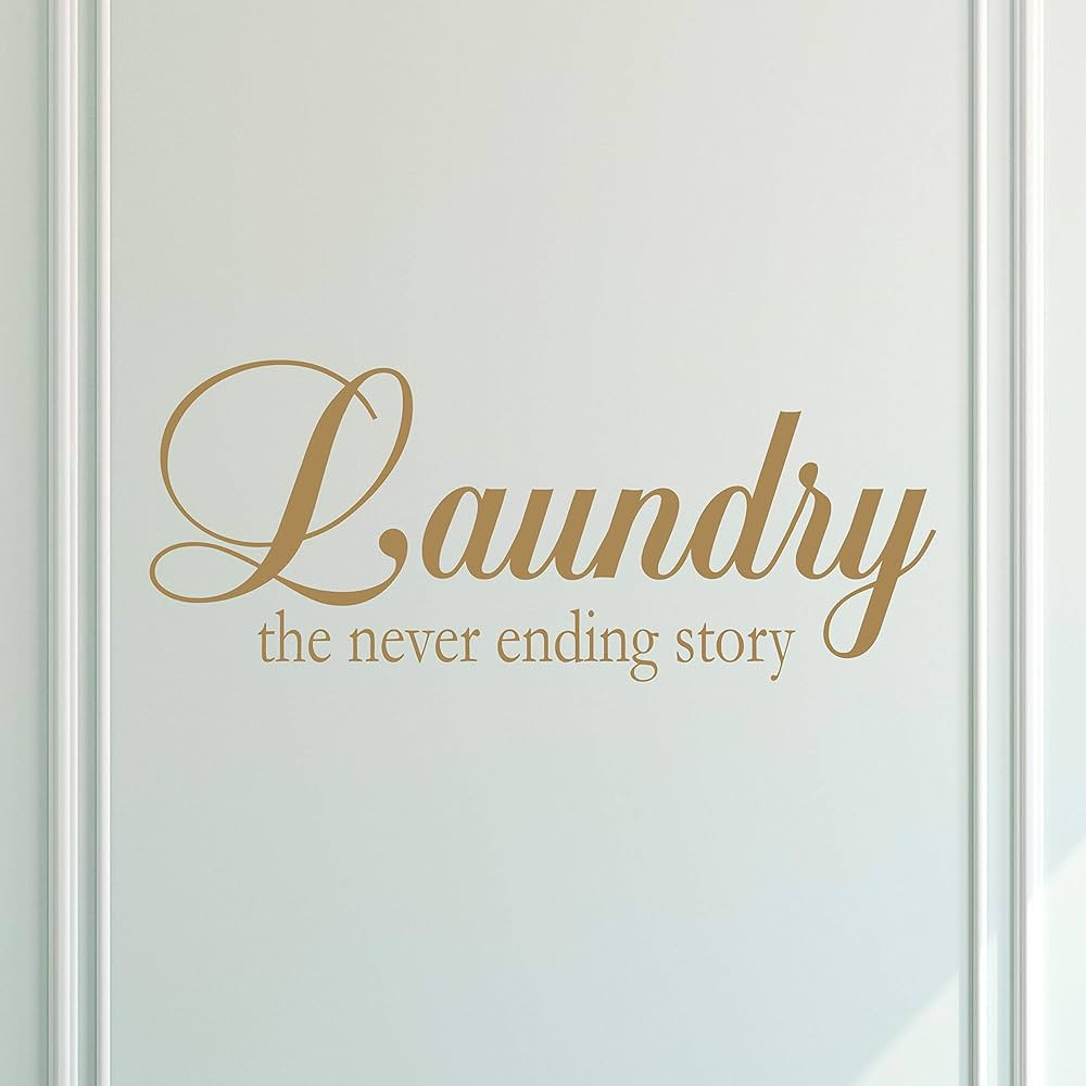 Laundry - The Never Ending Story-33x13.5-Gold | Amazon (US)