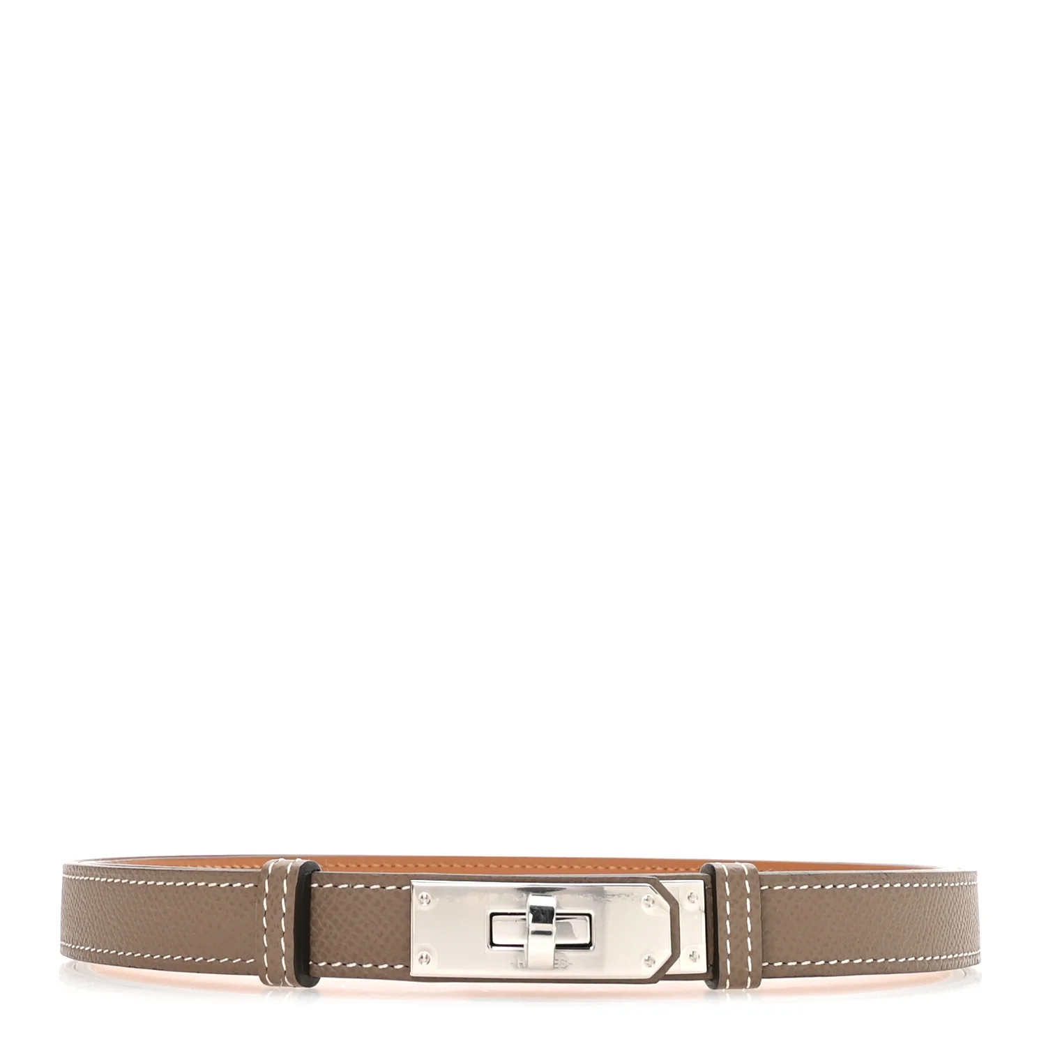 Hermes Epsom Kelly Belt Etoupe | FASHIONPHILE (US)