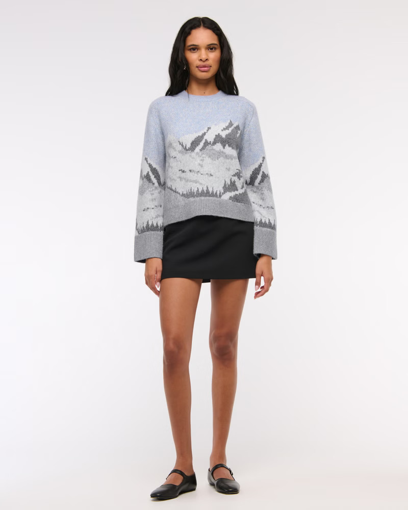 The A&F Madeline Crew Sweater | Abercrombie & Fitch (US)