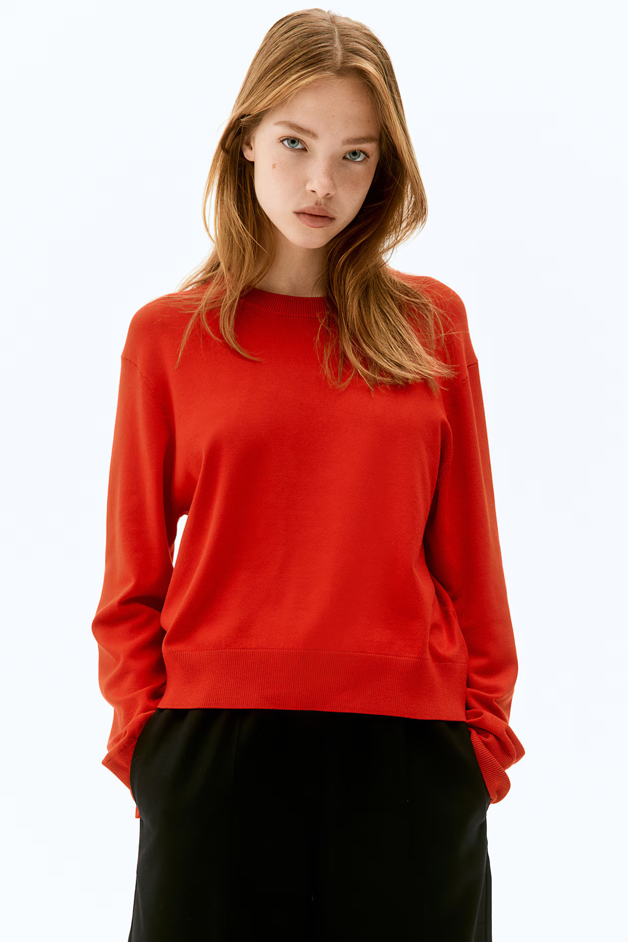 Short Fine-Knit Sweater | H&M (US + CA)