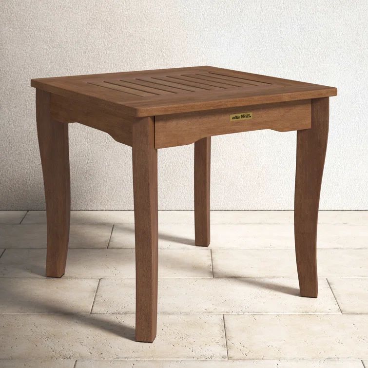 Cael Eucalyptus Solid Wood Side Table | Wayfair North America