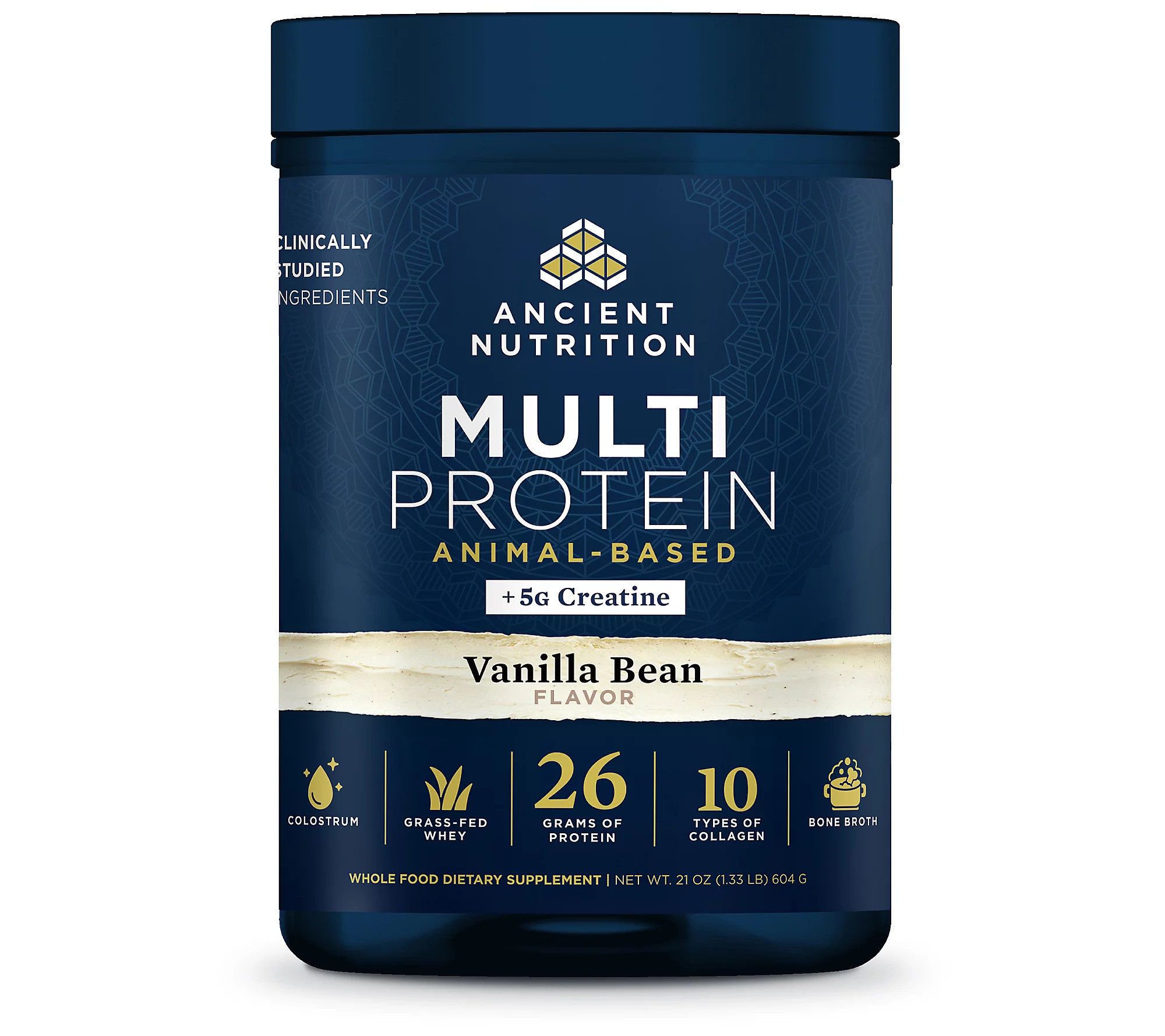 Ancient Nutrition 26g Multi Protein w/ 5g Creatine 15 Srv | QVC