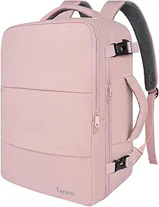 Taygeer Travel Backpack for Women, Carry On Backpack with USB Charging Port & Shoe Pouch, TSA 15.... | Amazon (US)