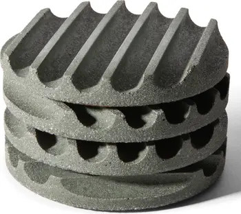 Pretti.Cool Set of 4 Ridged Concrete & Glass Coasters | Nordstromrack | Nordstrom Rack