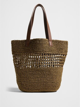 Straw Market Tote | Banana Republic Factory