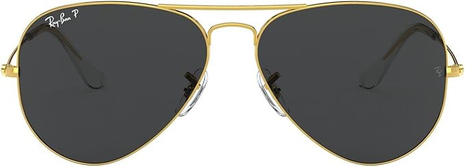 Ray-Ban Rb3025 Classic Polarized Aviator Sunglasses | Amazon (US)