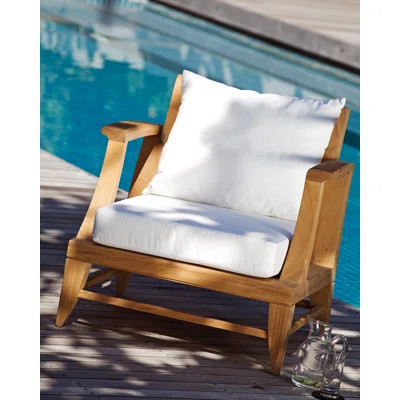 Limited 100 Teak Patio Chair with Cushions | Wayfair North America