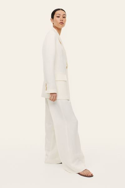 Linen-blend Dress Pants | H&M (US + CA)
