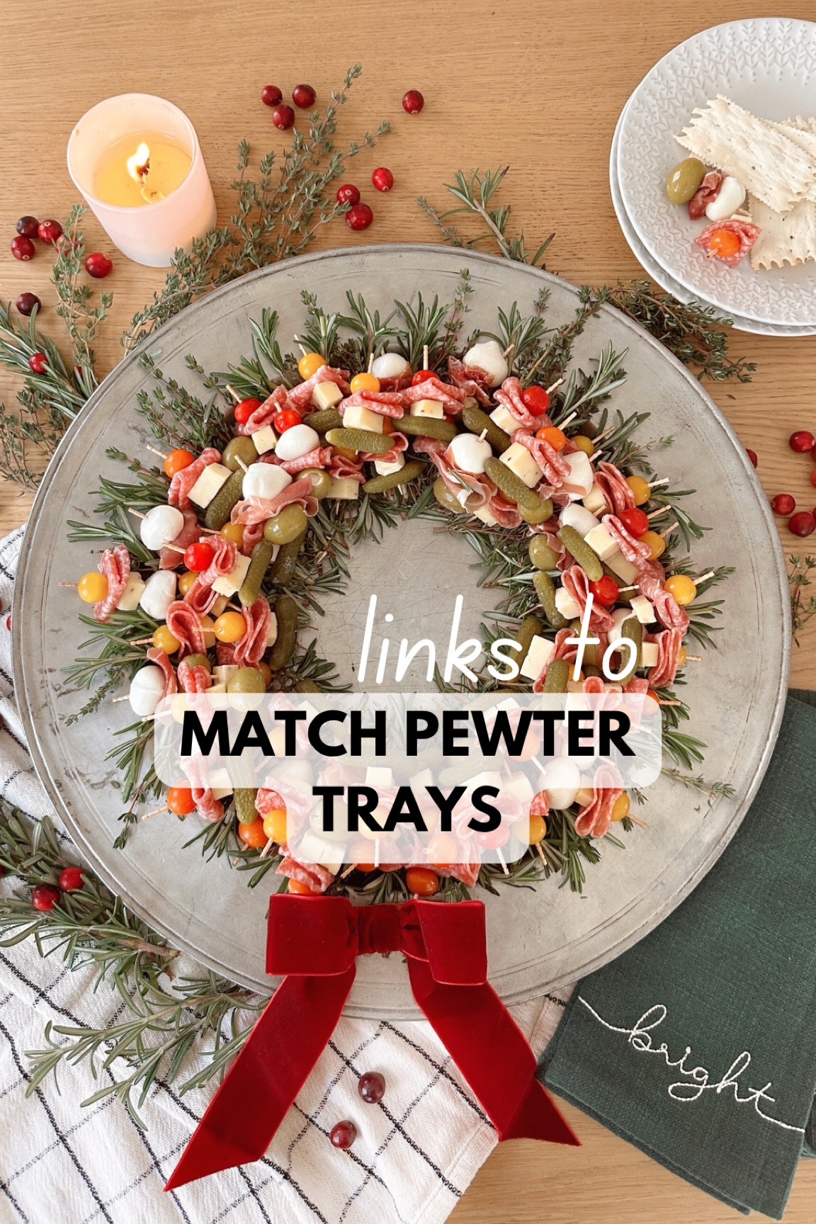 The tray I use in this IG video is the 19.5” Round Match tray with no handles on the Match website. All my other pieces are linked as well. 

#LTKHoliday #LTKHome #LTKParties