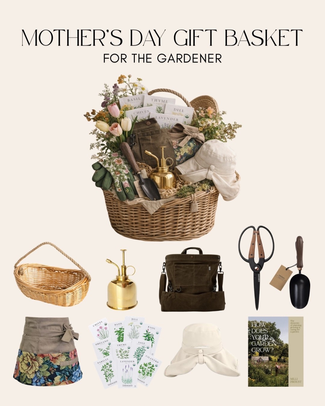 If she’s happiest outside with her hands in the dirt… this one just makes sense 🤍

This Mother’s Day gift basket is perfect for the mom who loves gardening, slow mornings, and creating something beautiful from the ground up. Thoughtful pieces she’ll actually use—gardening tools, seed packets, and everyday essentials that make time outside feel even more special.

Such a good idea if you’re looking for Mother’s Day gift basket ideas, gardening gifts for women, or practical gifts that still feel personal.

#LTKHome #LTKGiftGuide #LTKSeasonal

#LTKselfcare #LTKHome #LTKmomlife