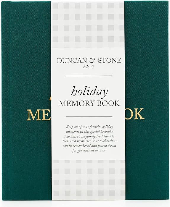 Holiday Memory Book - Linen Photo Scrapbook Album for Thanksgiving & More - Photo Journal Keepsak... | Amazon (US)