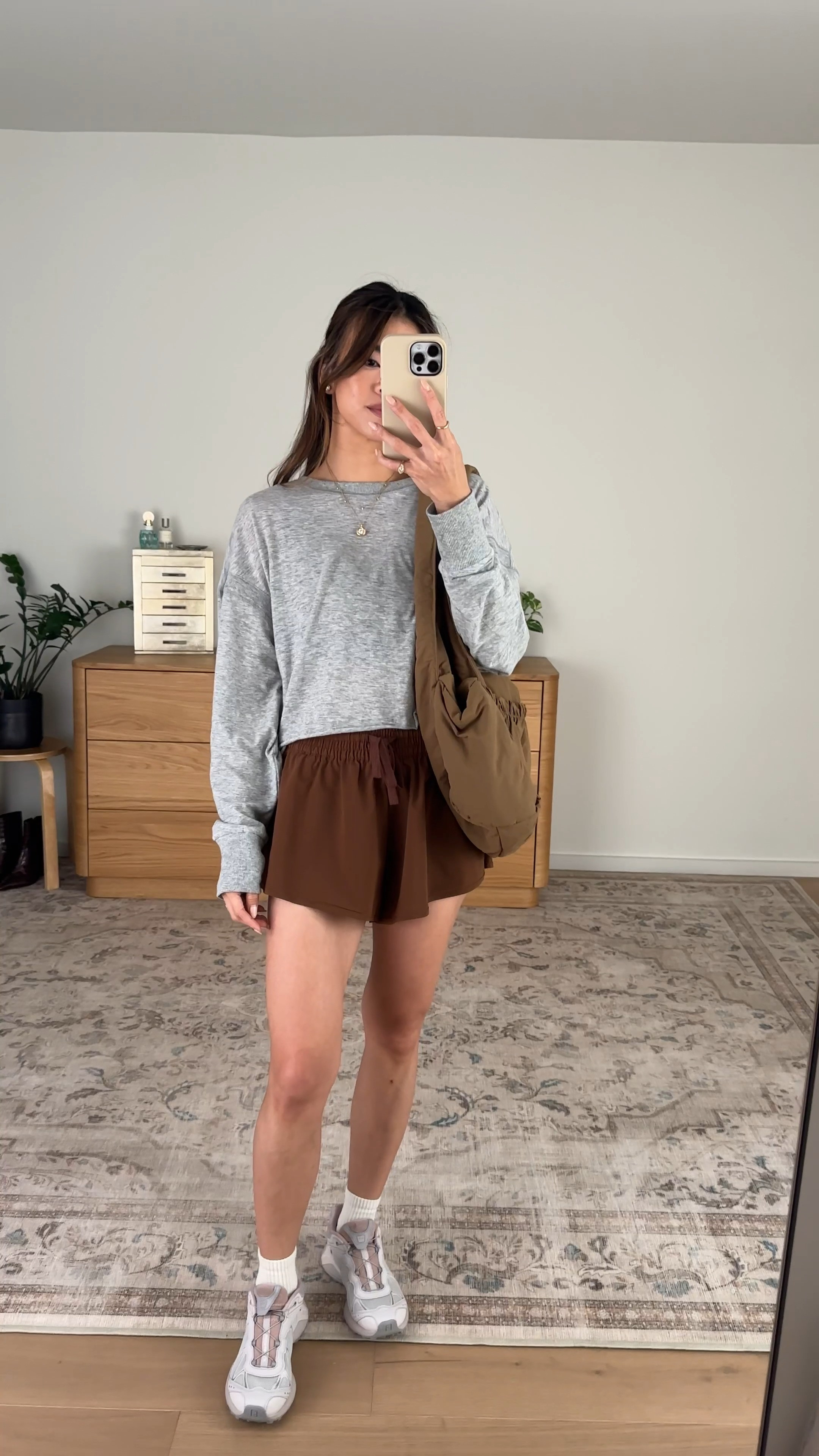 This is such a cute tote bag - big enough to fit everything!

Sizing info:
-FP Movement On The Go Run Shorts (Size XS in Chocolate) 
-FP Movement My Time Layer Top (Size XS in Heather Grey)

Cute workout clothes, fall workout outfits, pilates outfit, FP Movement, free people workout outfits, travel outfits, airport outfit, outfit of the day, what to pack for vacation, comfy outfit ideas, petite shorts, petite style, petite travel outfits, casual outfit ideas, casual style, mom outfits, mom style, petite activewear, running shorts, petite running outfit, athletic tops, athletic long sleeve, fall running, fall long sleeve,

#LTKfitnessgoals #LTKActive #LTKPetite