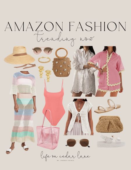 So many fun Amazon summer fashion finds! From swim looks, summer accessories, sets and more! 

#founditonamazon

#LTKFindsUnder50 #LTKSwim #LTKSaleAlert