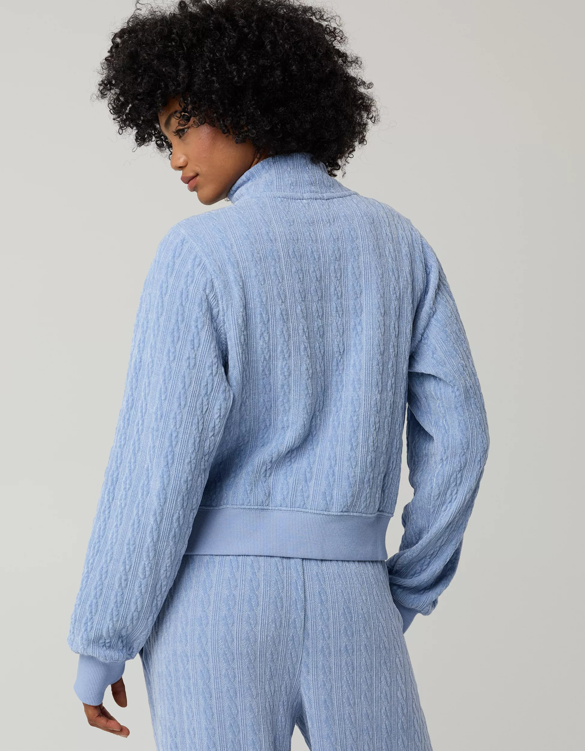 OFFLINE By Aerie Cable Lounge Full Zip | Aerie